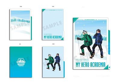 我的英雄學院 「綠谷出久 + 轟焦凍」JUMP！3層文件套 Snowy Mountain Climbing 3 Pockets Clear File Midoriya Izuku & Todoroki Shoto【My Hero Academia】