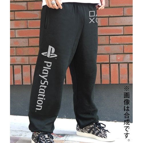 PlayStation : 日版 (中碼)「PlayStation」黑色 運動褲