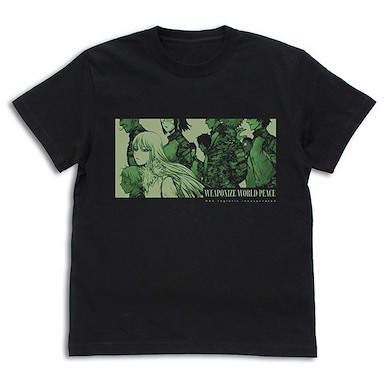 軍販 (大碼)「可可」GX20th 周年記念 黑色 T-Shirt GX20th T-Shirt Ver.2.0/BLACK-L【Jormungand】