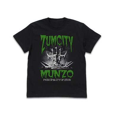 機動戰士高達系列 (中碼)「ZUMCITY」公王庁舎 黑色 T-Shirt ZUMCITY Royal Government Building T-Shirt /BLACK-M【Mobile Suit Gundam Series】