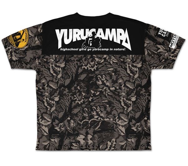 搖曳露營△ : 日版 (中碼)「YURUCAMP」涼爽 雙面 全彩 T-Shirt