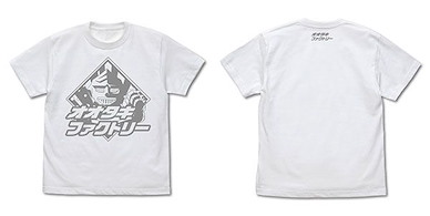 哥斯拉系列 (大碼)「オオタキファクトリー」工廠 白色 T-Shirt Otaki Factory T-Shirt /WHITE-L【Godzilla】
