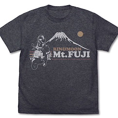 搖曳露營△ (中碼)「志摩凜」RIN&MOON 深灰藍 T-Shirt The Moon & Rin Shima Vintage T-Shirt /DARK HEATHER NAVY-M【Laid-Back Camp】