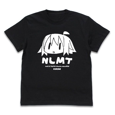 ぬるめた (NULL-META) (加大)「魚住くるみ」黑色 T-Shirt Kurumi's Face T-Shirt /BLACK-XL【NULLMETA】