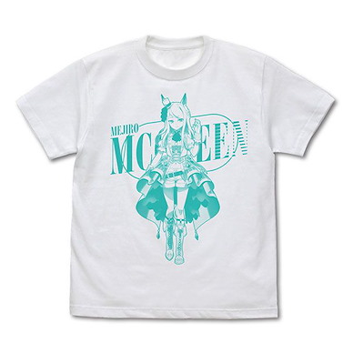 賽馬娘Pretty Derby (中碼)「目白麥昆」白色 T-Shirt TV Anime Mejiro McQueen T-Shirt /WHITE-M【Uma Musume Pretty Derby】