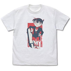 名偵探柯南 : 日版 (中碼)「江戶川柯南」白色 T-Shirt