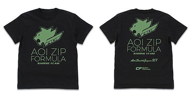 高智能方程式 (大碼)「AOI ZIP Formula」工作人員 黑色 T-Shirt Aoi ZIP Formula T-Shirt /BLACK-L【Future GPX Cyber Formula】