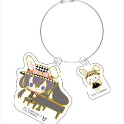 文豪 Stray Dogs : 日版 「泉鏡花 + Wish me mell」Sanrio 系列 樂隊 Ver. 金屬絲匙扣
