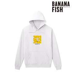 Banana Fish (大碼)「亞修」NordiQ 男裝 白色 連帽衫 Ash Lynx NordiQ Hoodie Men's L【Banana Fish】