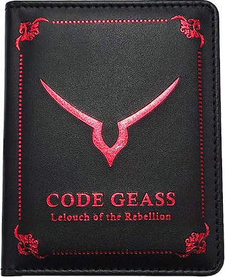 Code Geass 叛逆的魯魯修 「魯路修」皮革 卡片套 Synthetic Leather Stand Card Case Geass Mark【Code Geass】