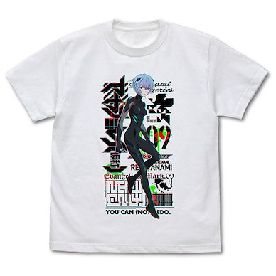 新世紀福音戰士 (大碼)「綾波零」白色 T-Shirt EVANGELION Rei Ayanami [Tentative Name] Full Color T-Shirt /WHITE-L【Neon Genesis Evangelion】