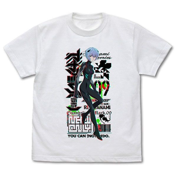 新世紀福音戰士 : 日版 (細碼)「綾波零」白色 T-Shirt