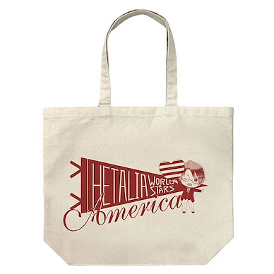 黑塔利亞 「美國」米白 大容量 手提袋 America Large Tote Bag /NATURAL【Hetalia】