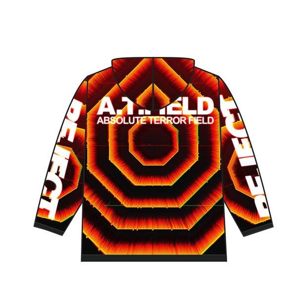 新世紀福音戰士 : 日版 (大碼)「A.T. FIELD」全彩 薄身 外套