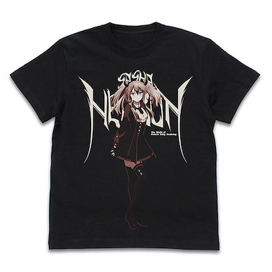 魔王學院的不適任者 史上最強的魔王始祖，轉生就讀子孫們的學校 (加大)「莎夏」黑色 T-Shirt Sasha Necron T-Shirt /BLACK-XL【The Misfit of Demon King Academy】