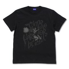 黑礁 : 日版 (加大)「萊薇」Shooting 黑色 T-Shirt