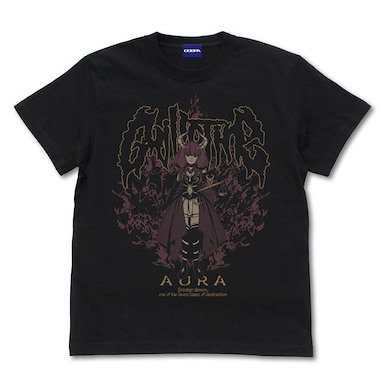 葬送的芙莉蓮 (大碼)「阿烏拉」黑色 T-Shirt Aura T-Shirt /BLACK-L【Frieren】