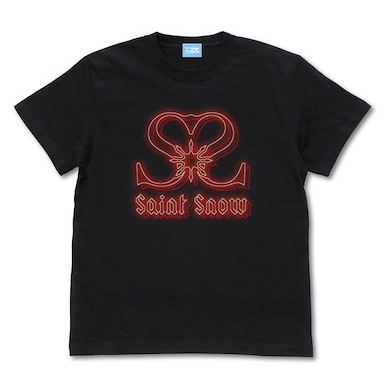 LoveLive! Sunshine!! (中碼)「Saint Snow」霓虹燈 Style 黑色 T-Shirt Saint Snow Neon Sign Logo T-Shirt /BLACK-M【Love Live! Sunshine!!】