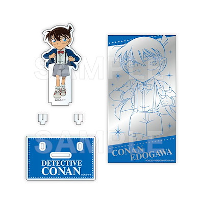 名偵探柯南 「江戶川柯南」金屬風格 亞克力背景企牌 Diorama Style Acrylic Stand Metal Conan【Detective Conan】