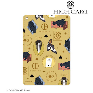 HIGH CARD 「芬恩」皮革證件套 Finn Oldman Motif Pattern 1 Pocket Pass Case【HIGH CARD】