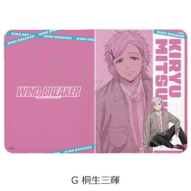 WIND BREAKER 「桐生三輝」皮革醫藥手帳 Prescription Record Book Case G Kiryu Mitsuki【Wind Breaker】