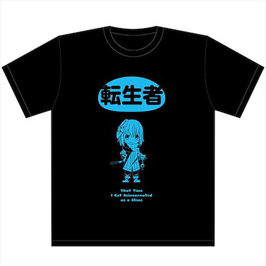 關於我轉生變成史萊姆這檔事 (中碼)「莉姆露」轉生者 黑色 T-Shirt T-Shirt M Size Rimuru ver.【That Time I Got Reincarnated as a Slime】