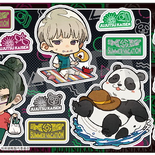 咒術迴戰 「禪院真希 + 狗卷棘 + 胖達」夏休Ver. 貼紙 Sticker Zen'in Maki & Inumaki Toge & Panda Summer Vacation Ver.【Jujutsu Kaisen】