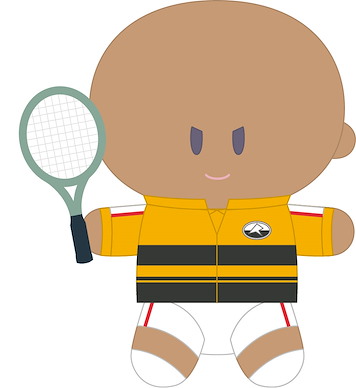網球王子系列 「胡狼桑原」氷帝vs立海 Mini 毛絨公仔掛飾 Yorinui Plush Mini (Plush Mascot) Jackal Kuwahara Hyotei vs Rikkai【The Prince Of Tennis Series】