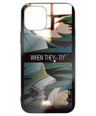 寒蟬鳴泣之時 「園崎魅音 + 園崎詩音」iPhone [12, 12Pro] 強化玻璃 手機殼 Mion & Shion When They Cry Tempered Glass iPhone Case/12, 12 Pro【Higurashi When They Cry】