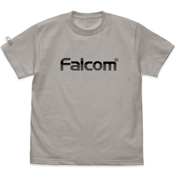 日本Falcom : 日版 (細碼)「Falcom」mkII 淺灰 T-Shirt