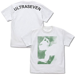 超人系列 (加大)「超人七號」白色 T-Shirt Ultraseven Silhouette T-Shirt /WHITE-XL【Ultraman Series】