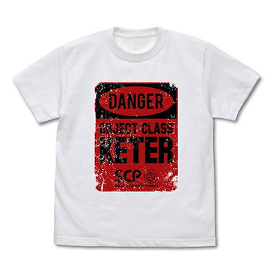 SCP基金會 (細碼)「KETER」白色 T-Shirt KETER T-Shirt /WHITE-S【SCP Foundation】
