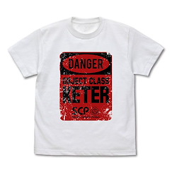 SCP基金會 (中碼)「KETER」白色 T-Shirt KETER T-Shirt /WHITE-M【SCP Foundation】