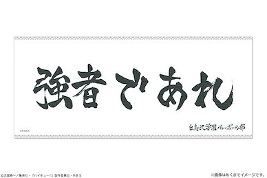 排球少年!! 「白鳥澤學園」隊旗 Ver. 超細纖維毛巾 Banner Microfiber Towel 05 Shiratorizawa Academy High School【Haikyu!!】