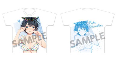 出租女友 (加大)「更科瑠夏」水著Ver. 全彩 T-Shirt Full Graphic T-Shirt Ruka Sarashina Swimsuit ver. XL Size【Rent-A-Girlfriend】