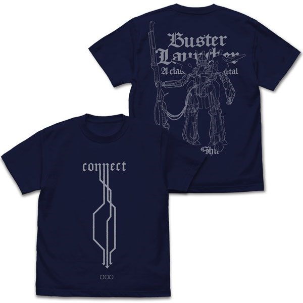 重戰機 : 日版 (加大)「Buster Launcher」深藍色 T-Shirt
