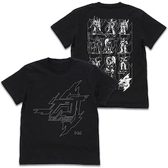 重戰機 (中碼)「A級重戰機」黑色 T-Shirt A-Grade Heavy Metal T-Shirt /BLACK-M【Heavy Metal L-Gaim】