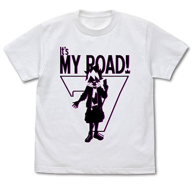 遊戲王 系列 (大碼)「MY ROAD!」白色 T-Shirt Yu-Gi-Oh! SEVENS My Road! T-Shirt /WHITE-L【Yu-Gi-Oh!】