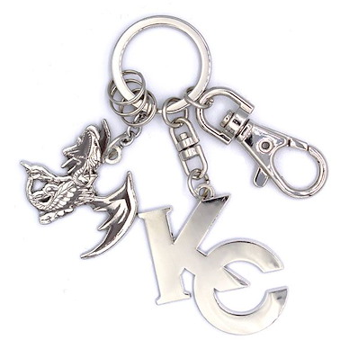 遊戲王 系列 「海馬瀨人」KC & 青眼白龍 匙扣 Yu-Gi-Oh! Duel Monsters Seto Kaiba [KC Emblem & Blue-Eyes White Dragon] Accessory Key Chain【Yu-Gi-Oh!】