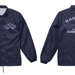冒險少女娜汀亞 (加大)「鸚鵡螺號」深藍色 外套 The Nautilus Coach Jacket /NAVY-XL【Nadia: The Secret of Blue Water】