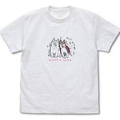 未分類 : 日版 (加大)「シルビア + シャンテ」ハマジさん設計 白色 T-Shirt