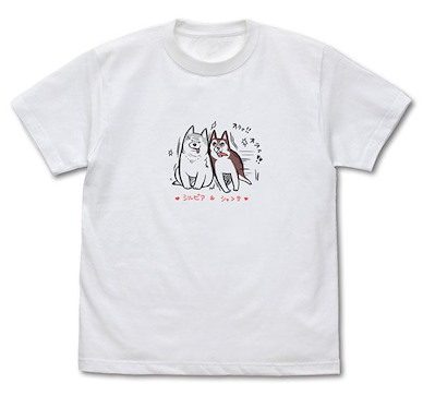 未分類 (加大)「シルビア + シャンテ」ハマジさん設計 白色 T-Shirt Hamaji Silvia & Shante Graffiti T-Shirt White / XL