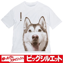 未分類 : 日版 (加大)「シャンテ」ハマジさん設計 半袖 白色 T-Shirt