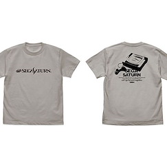 世嘉土星 (加大)「SEGA SATURN」淺灰 T-Shirt Hard T-Shirt /LIGHT GRAY-XL【SEGA Saturn】
