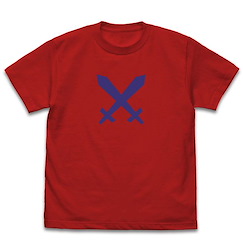 遊戲王 系列 : 日版 (大碼)「霧島露亞」紅色 T-Shirt