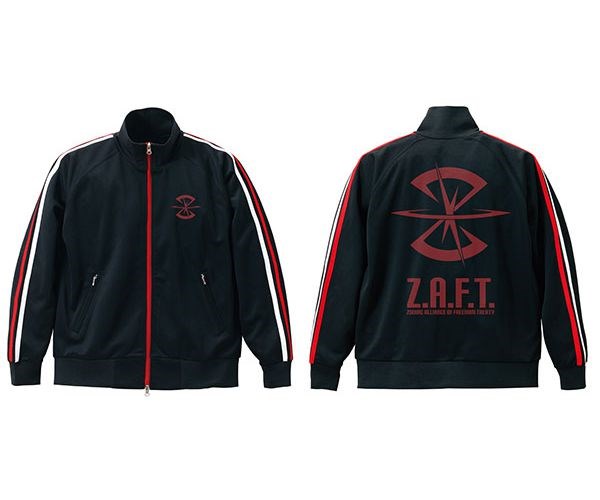 機動戰士高達系列 : 日版 (大碼)「Z.A.F.T.」黑×白×紅 球衣