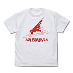 高智能方程式 (加大)「AOI FORMULA」白色 T-Shirt Aoi Formula T-Shirt /WHITE-XL【Future GPX Cyber Formula】