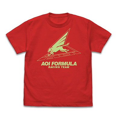 高智能方程式 (大碼)「AOI FORMULA」大紅色 T-Shirt Aoi Formula T-Shirt /HIGH RED-L【Future GPX Cyber Formula】
