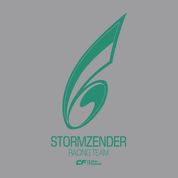 高智能方程式 : 日版 (加大)「STORMZENDER」混合灰色 T-Shirt