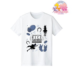 賽馬娘Pretty Derby (大碼)「米浴」LineArt 女裝 白色 T-Shirt TV Anime Rice Shower Line Art T-Shirt Ladies' L【Uma Musume Pretty Derby】